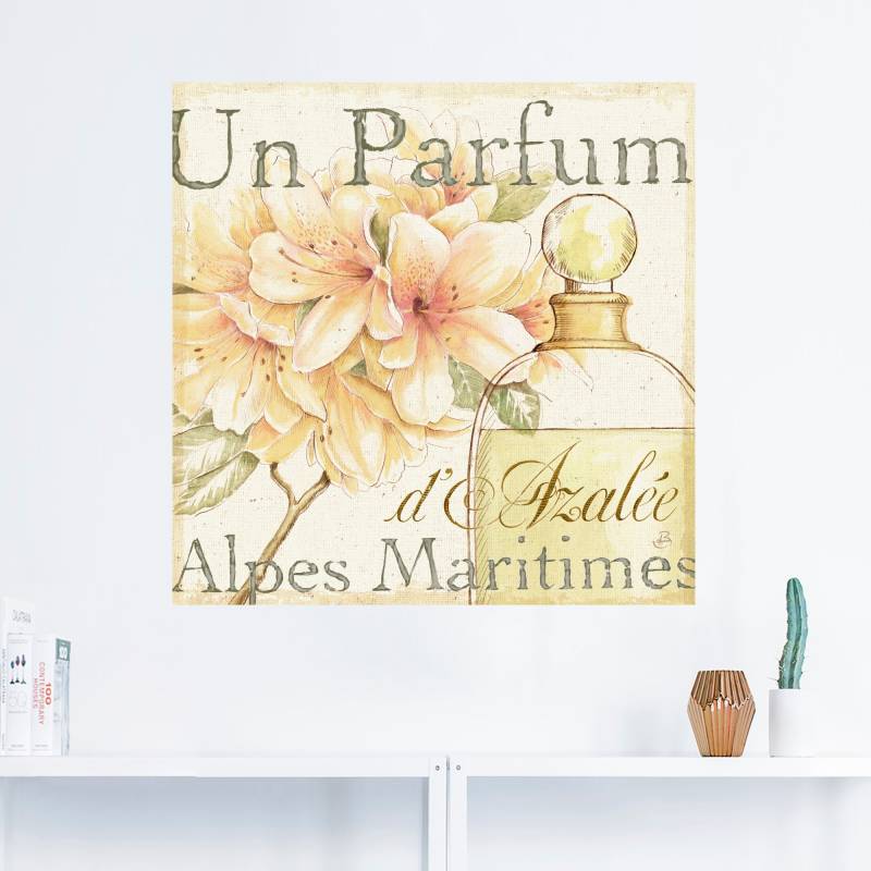 Artland Poster »Blumen und Parfum III«, Schilder, (1 St.), als Leinwandbild, Wandaufkleber oder Poster in versch. Grössen von Artland