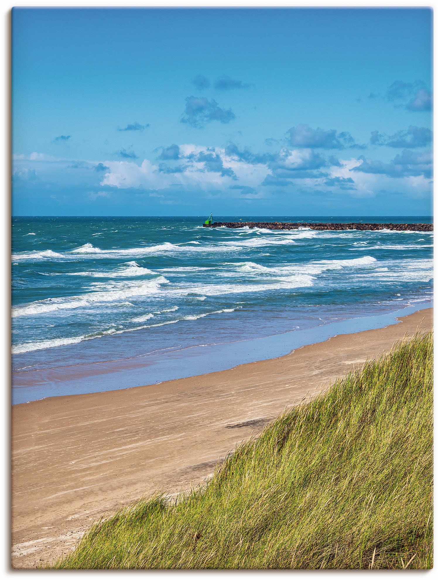 Artland Poster »Düne und Strand bei Hirtshals Dänemark I«, Küstenbilder, (1 St.), als Alubild, Outdoorbild, Leinwandbild in verschied. Grössen von Artland