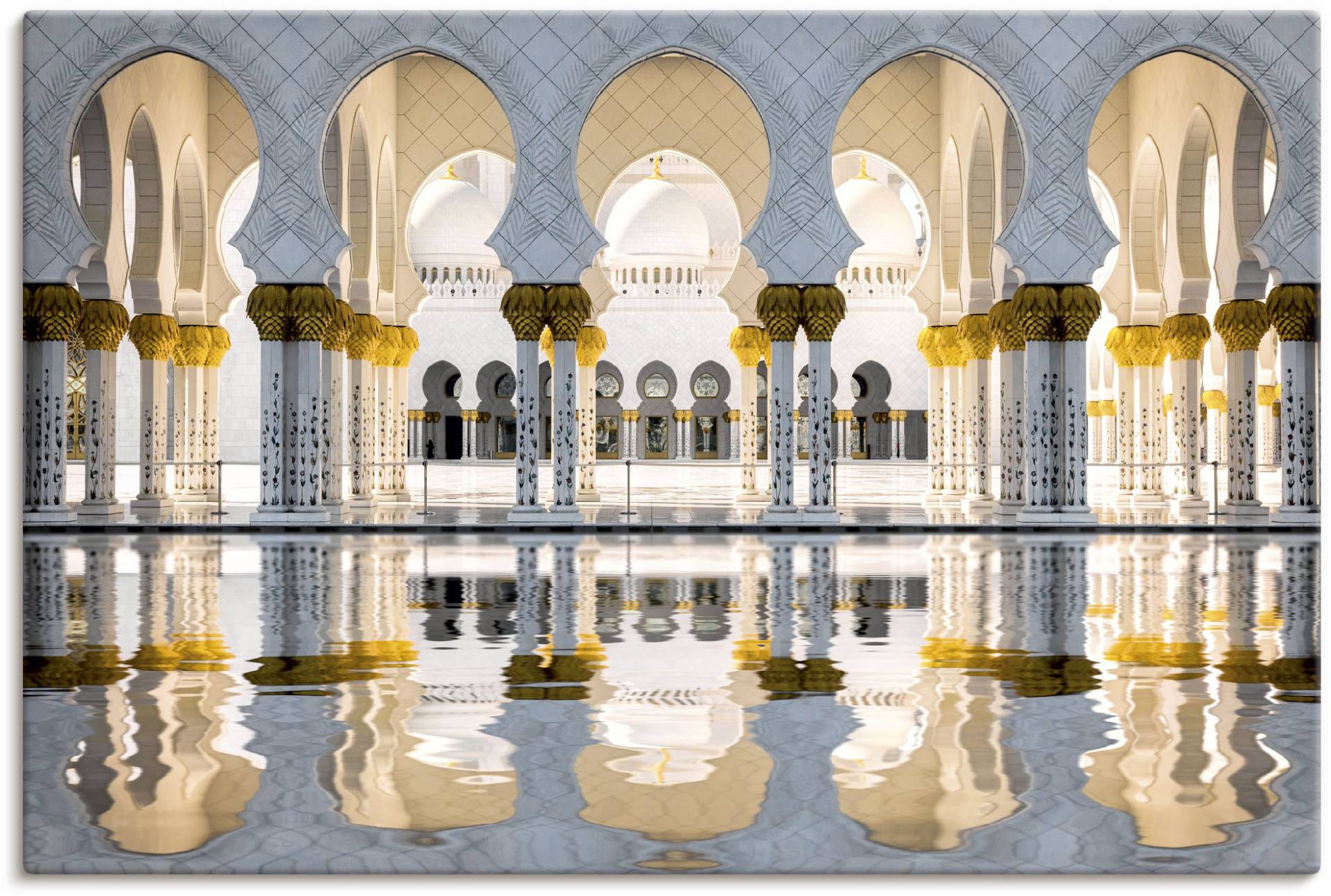 Artland Poster »Scheich-Zayid-Moschee«, Gebäude, (1 St.), als Alubild, Leinwandbild, Wandaufkleber oder Poster in versch. Grössen von Artland