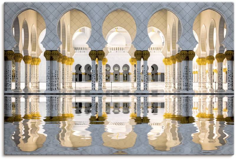 Artland Poster »Scheich-Zayid-Moschee«, Gebäude, (1 St.), als Alubild, Leinwandbild, Wandaufkleber oder Poster in versch. Grössen von Artland