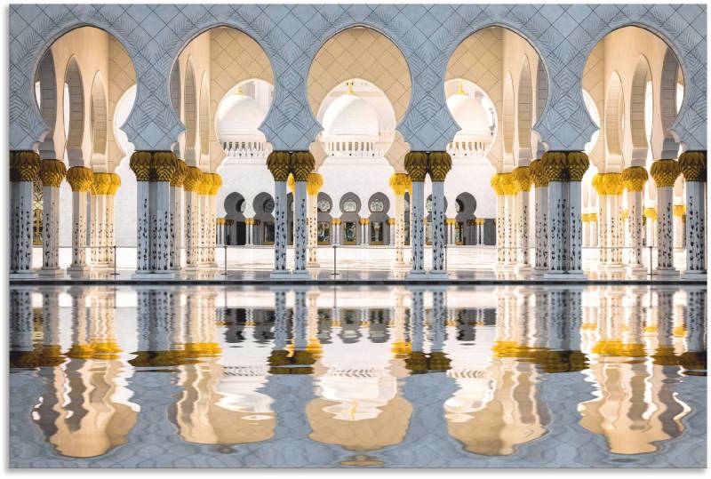 Artland Poster »Scheich-Zayid-Moschee«, Gebäude, (1 St.), als Alubild, Leinwandbild, Wandaufkleber oder Poster in versch. Grössen von Artland