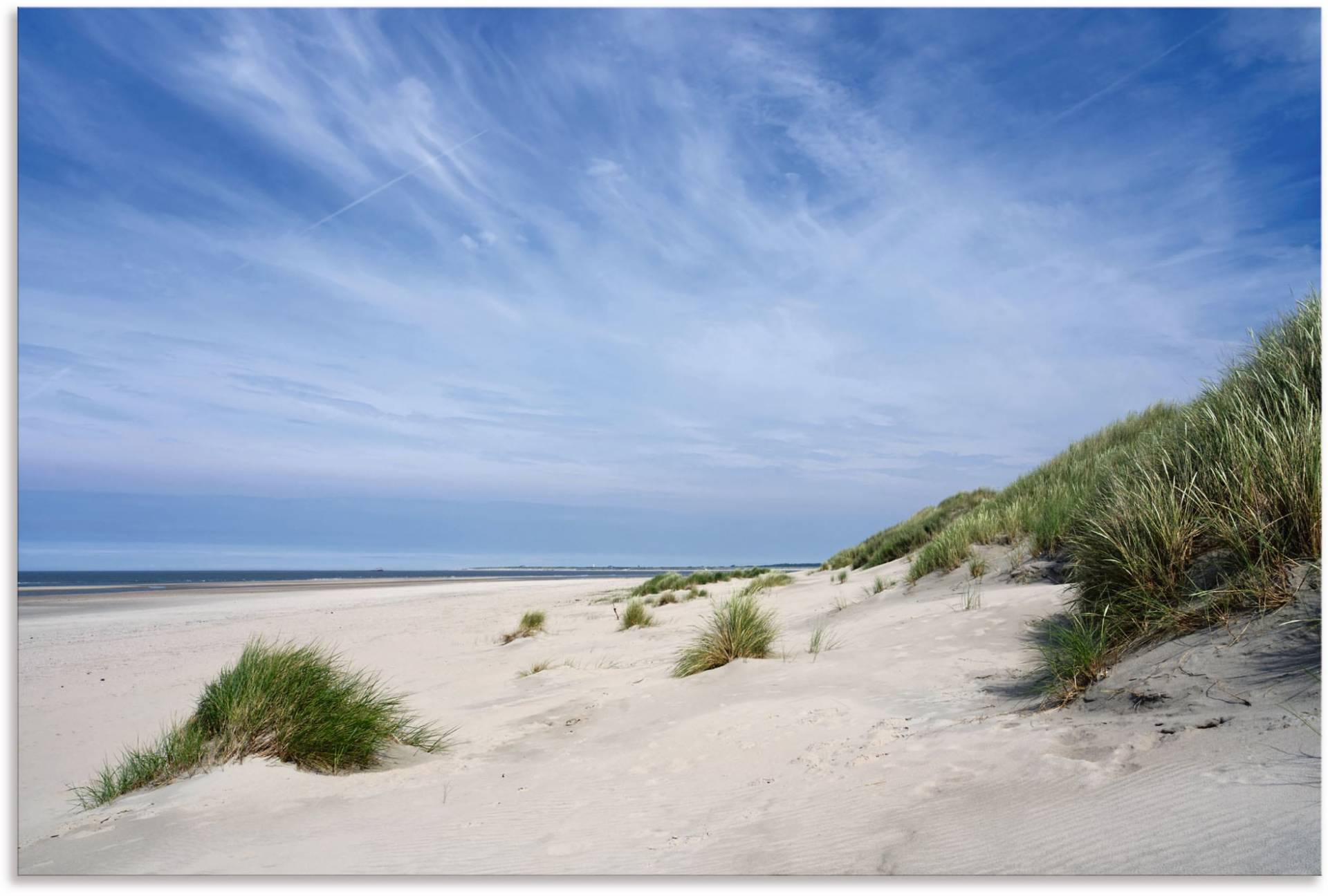 Artland Poster »Strandlandschaft auf Baltrum«, Strandbilder, (1 St.), als Alubild, Leinwandbild, Wandaufkleber oder Poster in versch. Grössen von Artland