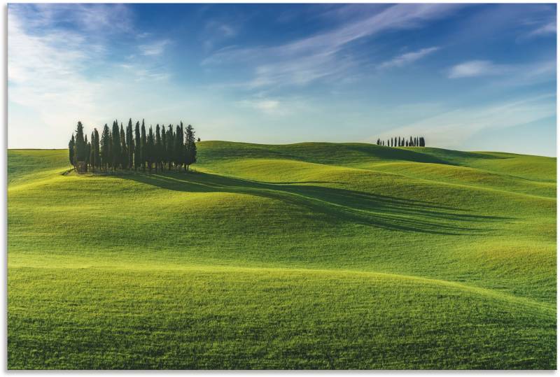 Artland Poster »Val d'Orcia Toskana Italien«, Wiesen & Baumbilder, (1 St.), als Alubild, Leinwandbild, Wandaufkleber oder Poster in versch. Grössen von Artland