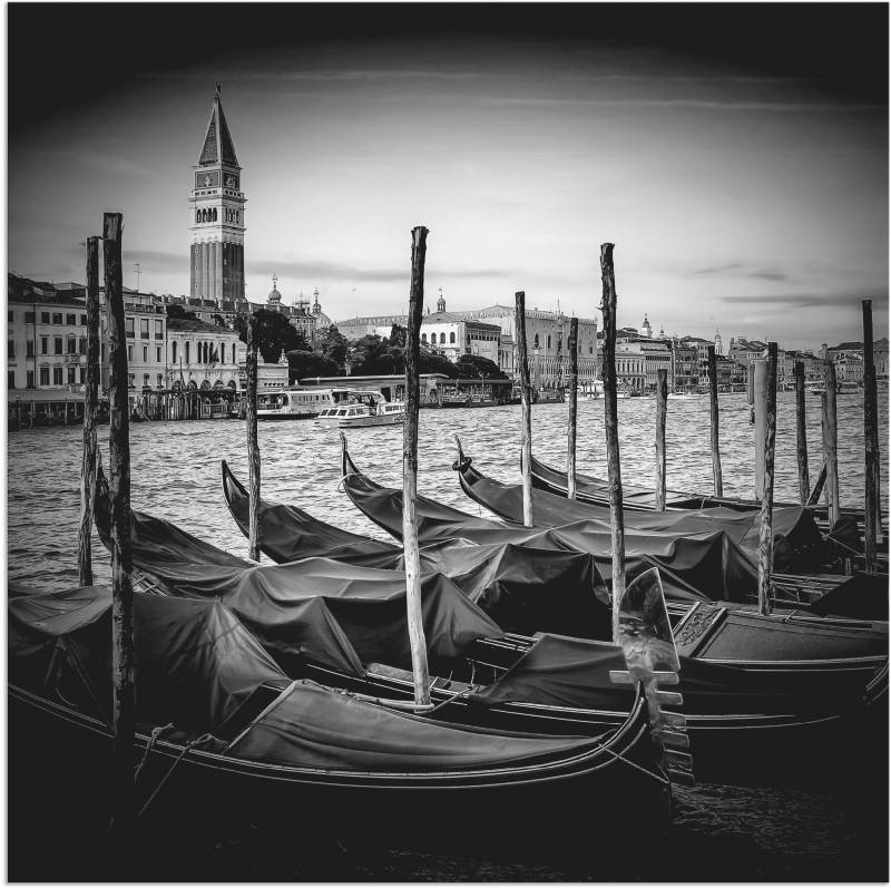 Artland Poster »Venedig Canal Grande & Markusturm II«, Italien, (1 St.), als Alubild, Leinwandbild, Wandaufkleber oder Poster in versch. Grössen von Artland