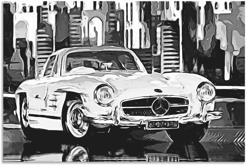 Artland Wandbild »300 SL Flügeltürer«, Auto, (1 St.), als Alubild, Leinwandbild, Wandaufkleber oder Poster in versch. Grössen von Artland