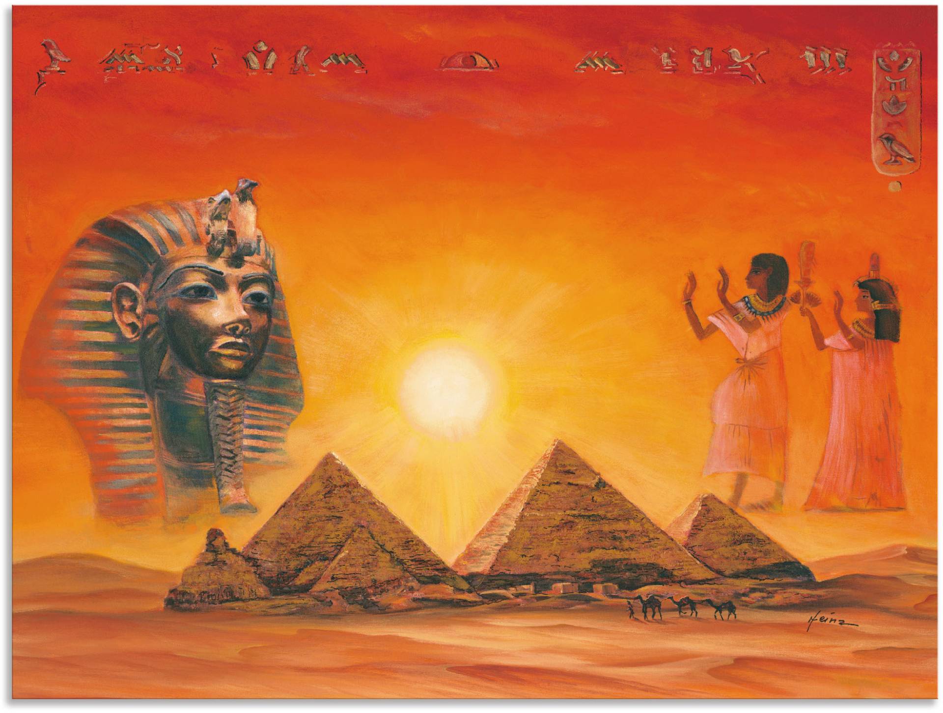 Artland Wandbild »Ägyptische Impressionen«, Afrika, (1 St.), als Alubild, Outdoorbild, Leinwandbild, Poster, Wandaufkleber von Artland