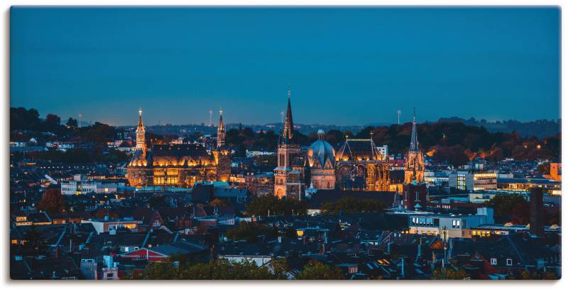 Artland Wandbild »Aachen Skyline II«, Deutschland, (1 St.), als Alubild, Leinwandbild, Wandaufkleber oder Poster in versch. Grössen von Artland