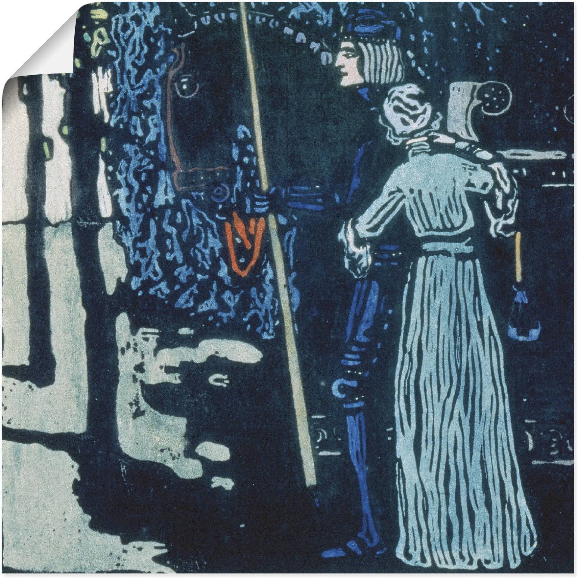 Artland Wandbild »Abschied. 1903«, Frau, (1 St.), als Leinwandbild, Wandaufkleber oder Poster in versch. Grössen von Artland