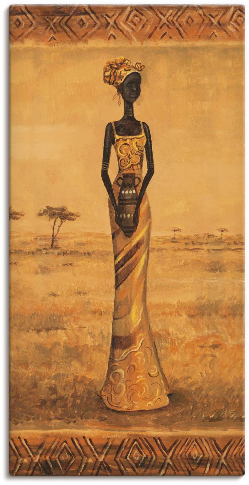 Artland Wandbild »Afrikanische Eleganz II«, Frau, (1 St.), als Leinwandbild, Wandaufkleber in verschied. Grössen von Artland