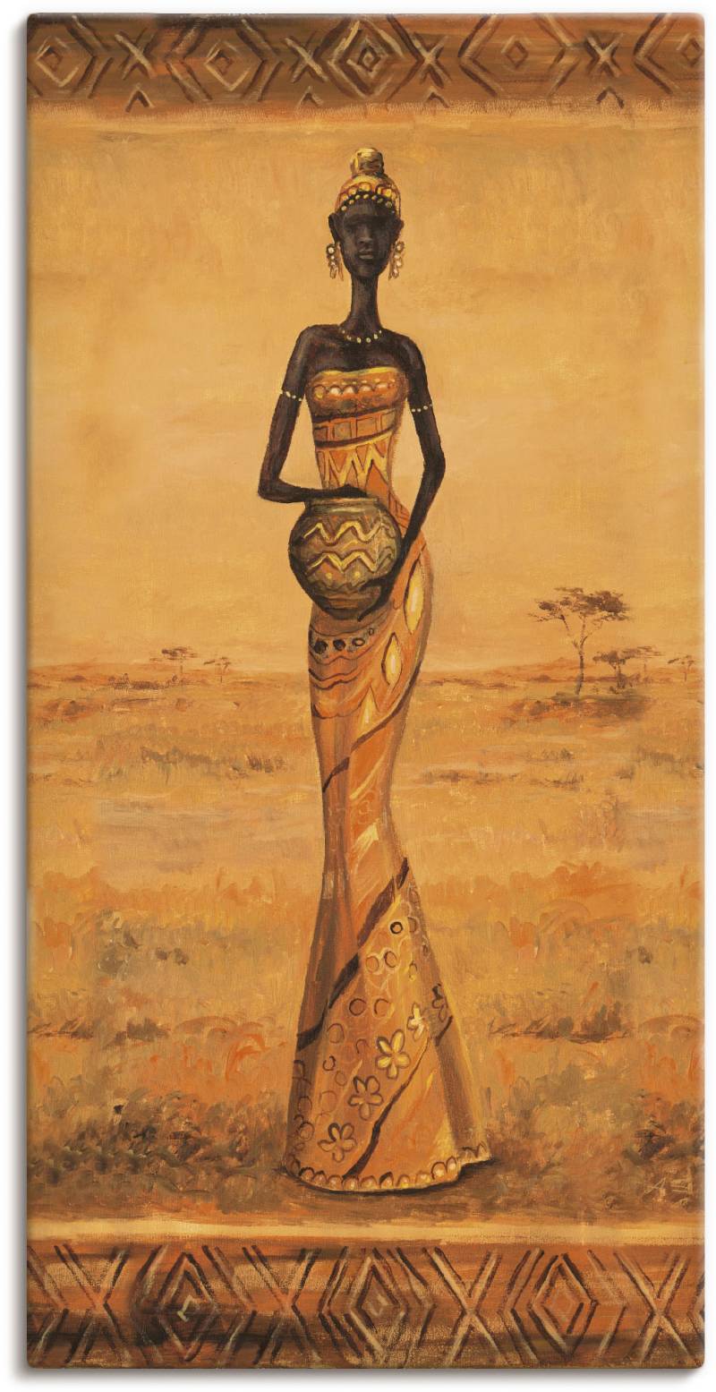 Artland Wandbild »Afrikanische Eleganz III«, Frau, (1 St.), als Alubild, Outdoorbild, Leinwandbild, Wandaufkleber, versch. Grössen von Artland