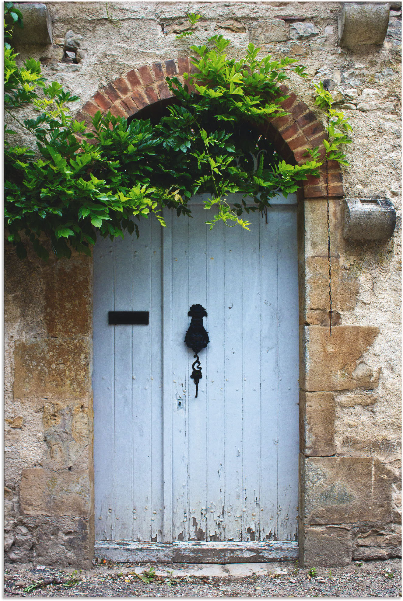 Artland Wandbild »Alte Tür in Südfrankreich«, Fenster & Türen, (1 St.), als Alubild, Outdoorbild, Leinwandbild, Poster in verschied. Grössen von Artland