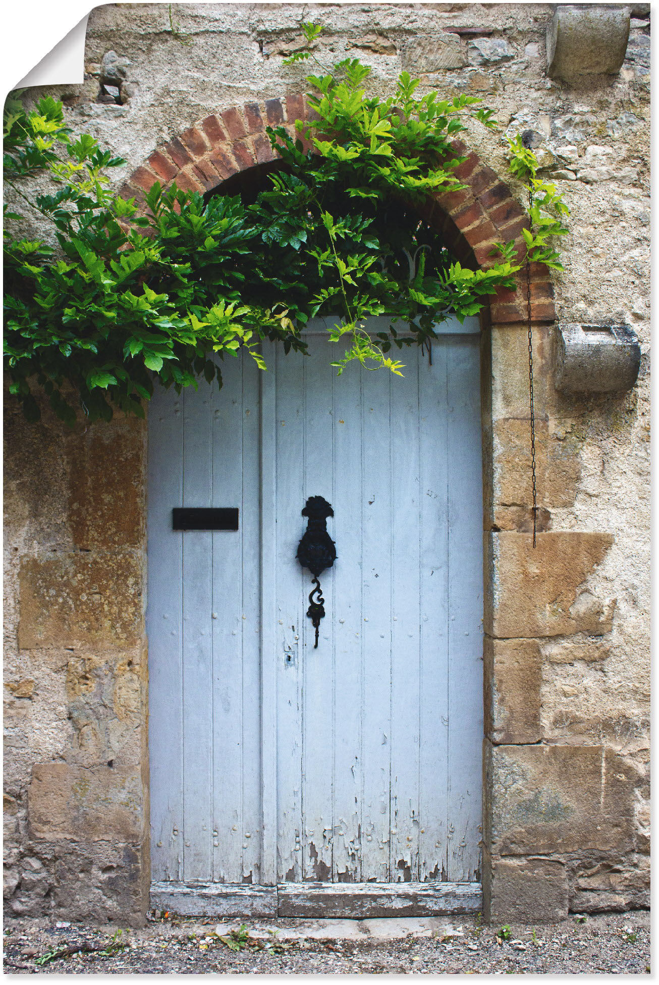 Artland Wandbild »Alte Tür in Südfrankreich«, Fenster & Türen, (1 St.), als Alubild, Outdoorbild, Leinwandbild, Poster in verschied. Grössen von Artland