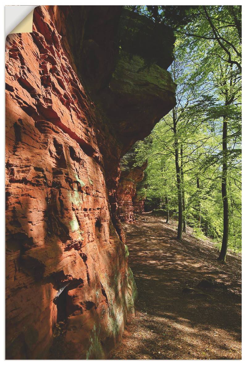 Artland Wandbild »Altschlossfelsen I«, Felsen, (1 St.), als Alubild, Leinwandbild, Wandaufkleber oder Poster in versch. Grössen von Artland