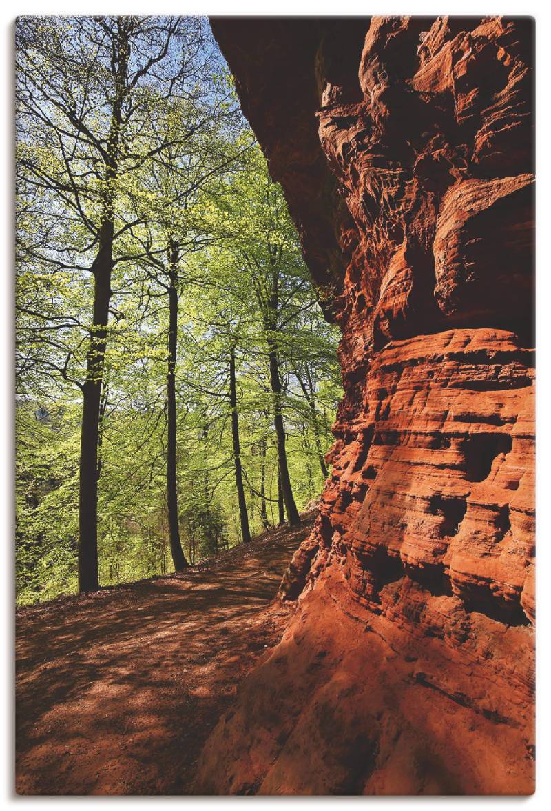 Artland Wandbild »Altschlossfelsen II«, Felsen, (1 St.), als Alubild, Leinwandbild, Wandaufkleber oder Poster in versch. Grössen von Artland