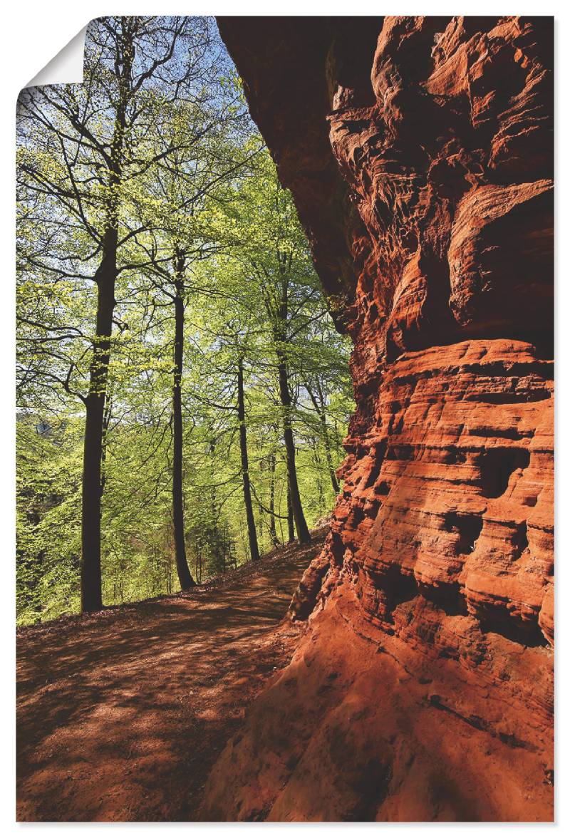 Artland Wandbild »Altschlossfelsen II«, Felsen, (1 St.), als Alubild, Leinwandbild, Wandaufkleber oder Poster in versch. Grössen von Artland