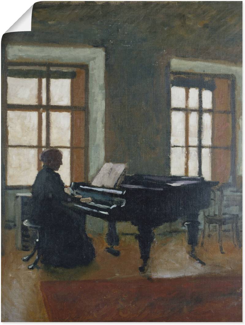 Artland Wandbild »Am Klavier. 1910«, Instrumente, (1 St.), als Leinwandbild, Poster in verschied. Grössen von Artland