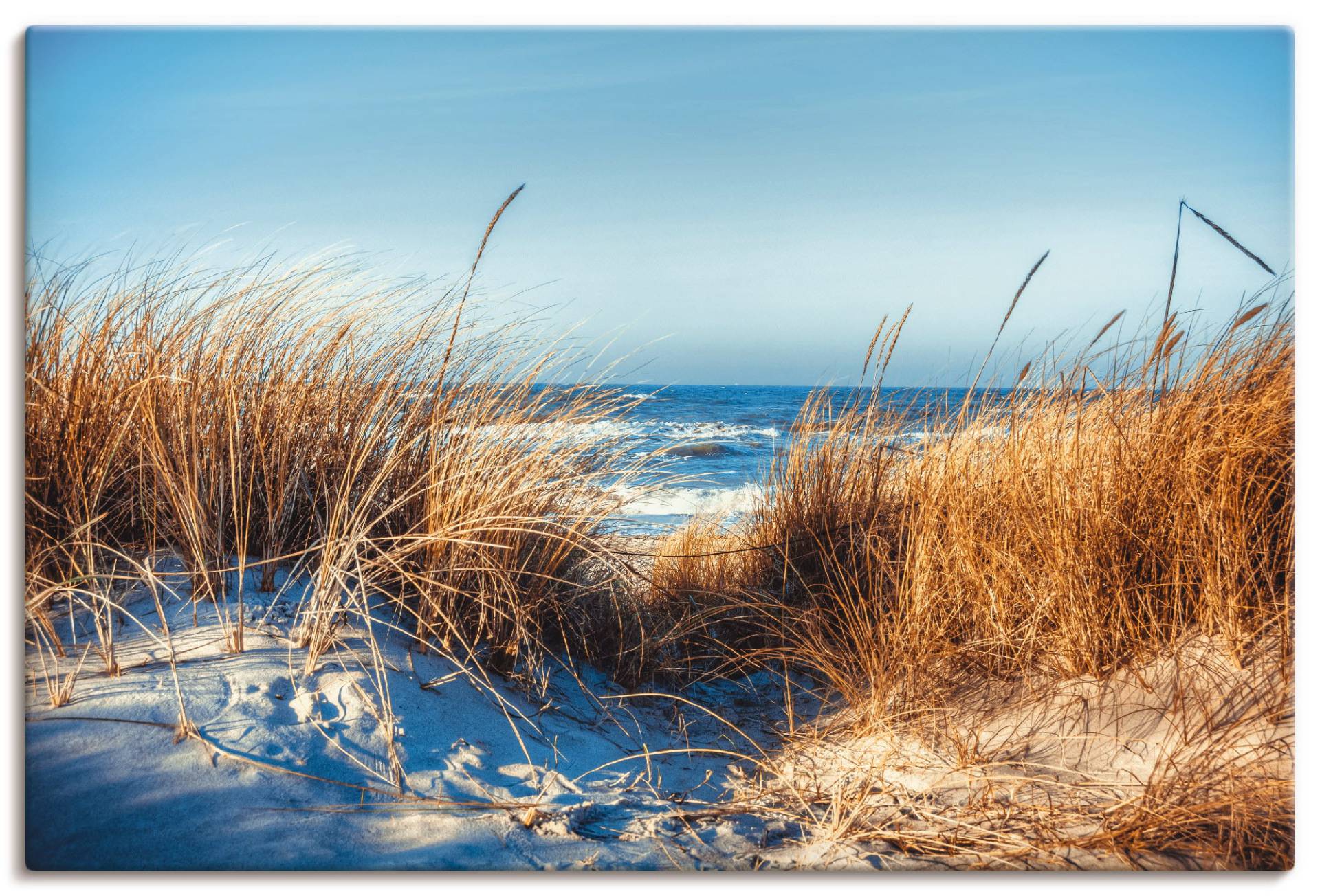 Artland Wandbild »Am Strand«, Strand, (1 St.), als Leinwandbild, Poster in verschied. Grössen von Artland