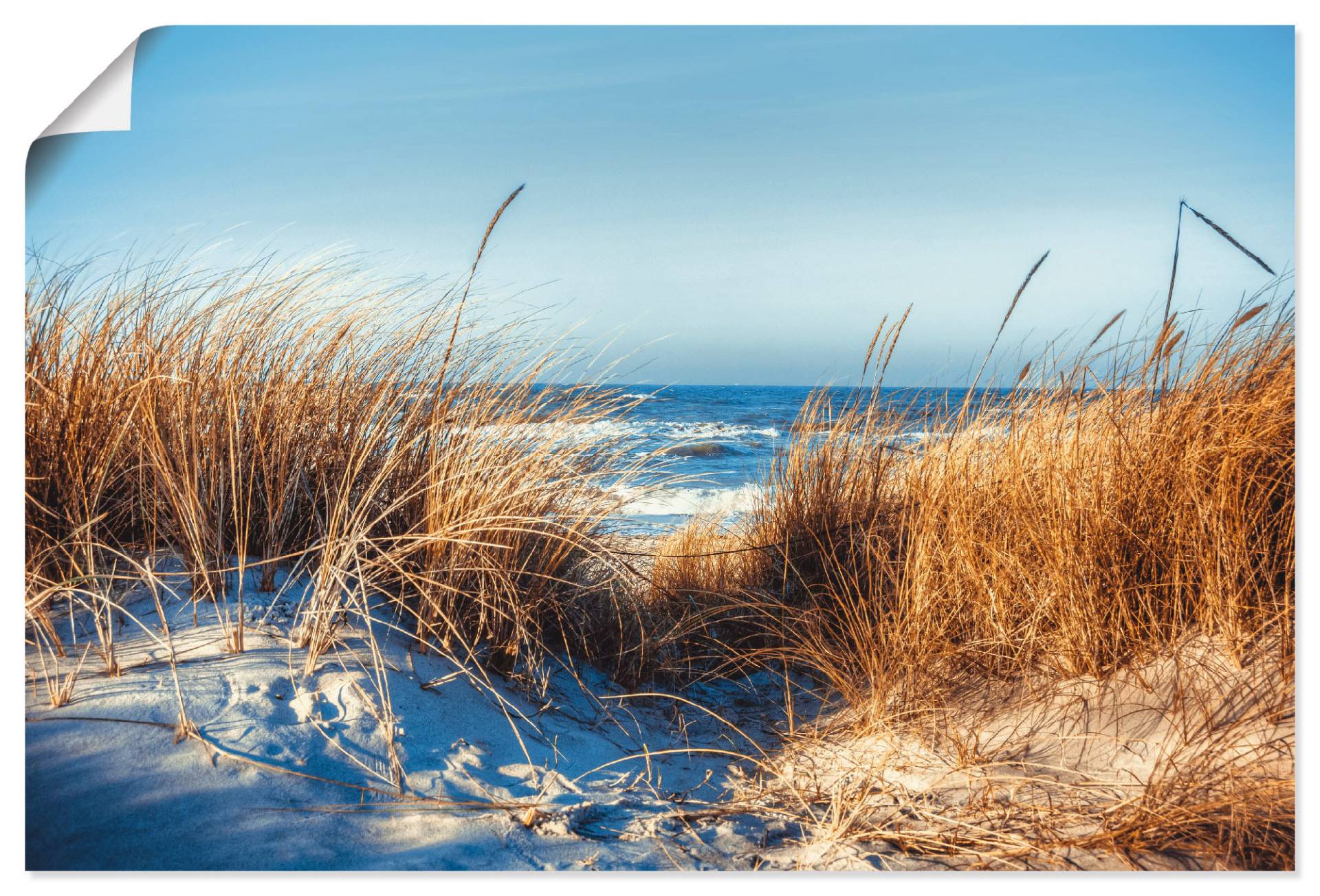 Artland Wandbild »Am Strand«, Strand, (1 St.), als Leinwandbild, Poster in verschied. Grössen von Artland