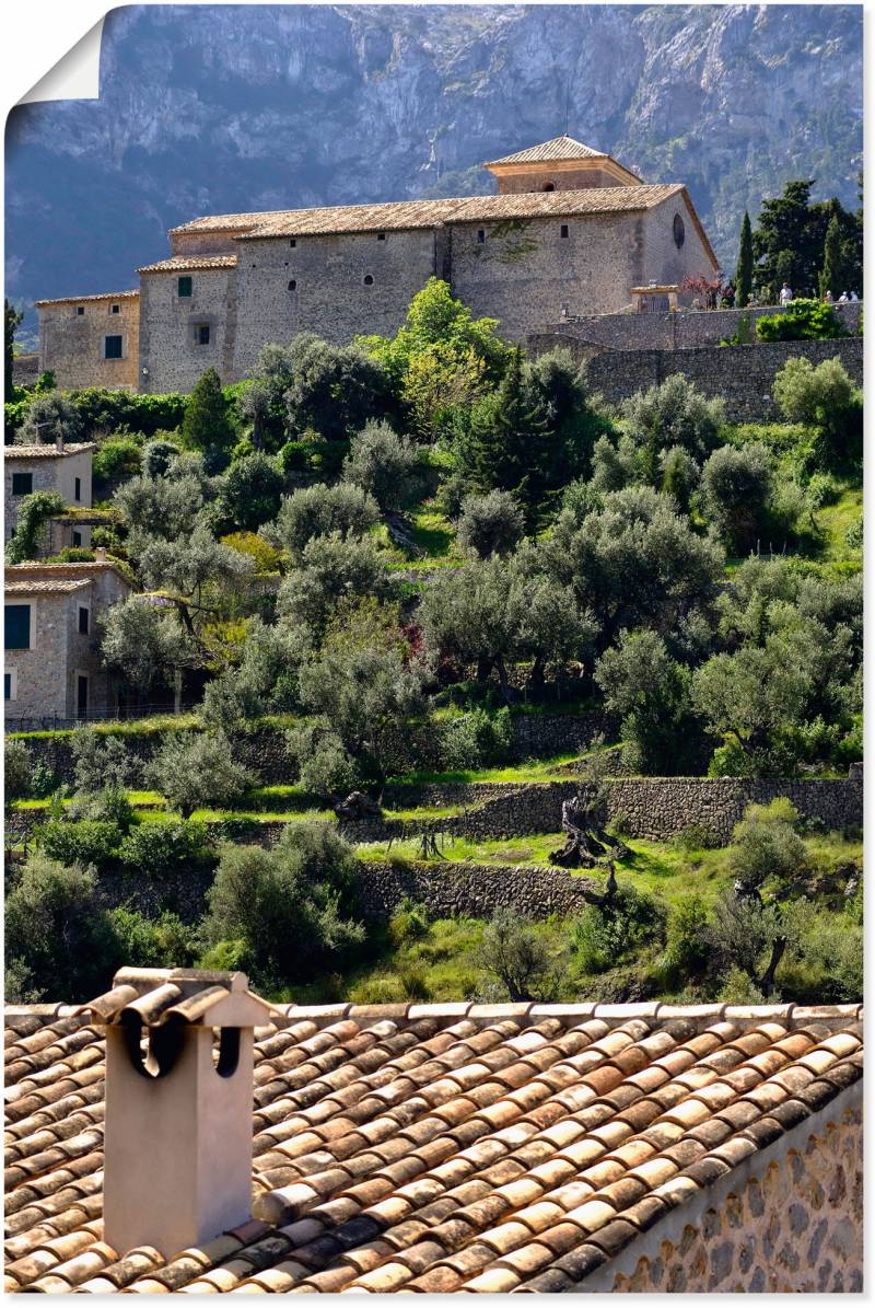 Artland Wandbild »Ambiente bei Valldemossa, Mallorca«, Gartenbilder, (1 St.), als Alubild, Leinwandbild, Wandaufkleber oder Poster in versch. Grössen von Artland