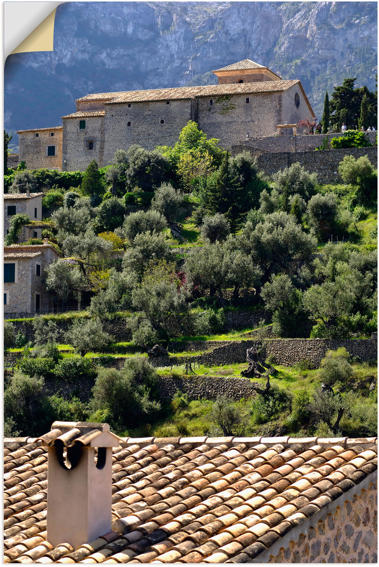 Artland Wandbild »Ambiente bei Valldemossa, Mallorca«, Gartenbilder, (1 St.), als Alubild, Leinwandbild, Wandaufkleber oder Poster in versch. Grössen von Artland