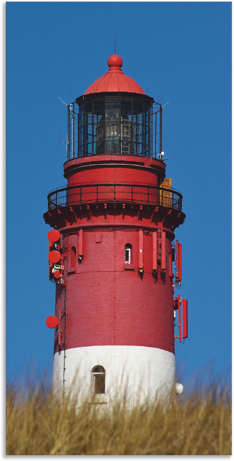 Artland Alu-Dibond-Druck »Amrumer Leuchtturm«, Gebäude, (1 St.), auf Keilrahmen gespannt von Artland