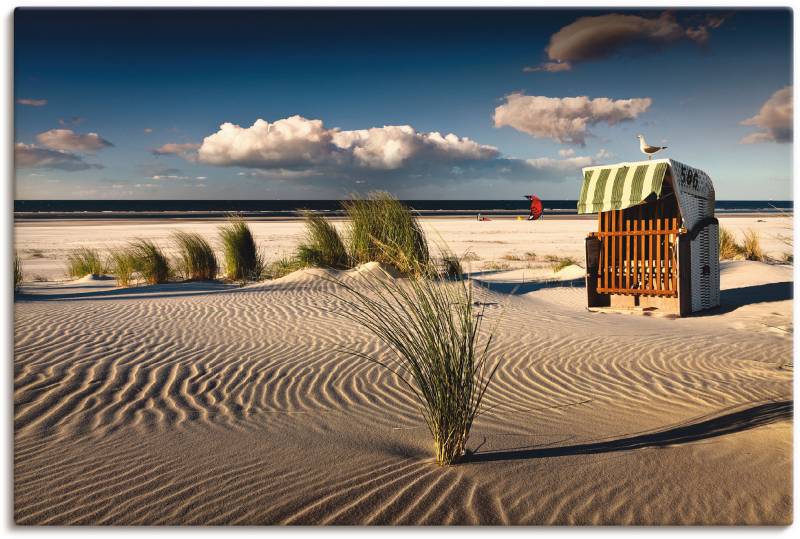 Artland Wandbild »An einem Sommerabend am Strand«, Küste, (1 St.), als Alubild, Outdoorbild, Leinwandbild, Poster in verschied. Grössen von Artland