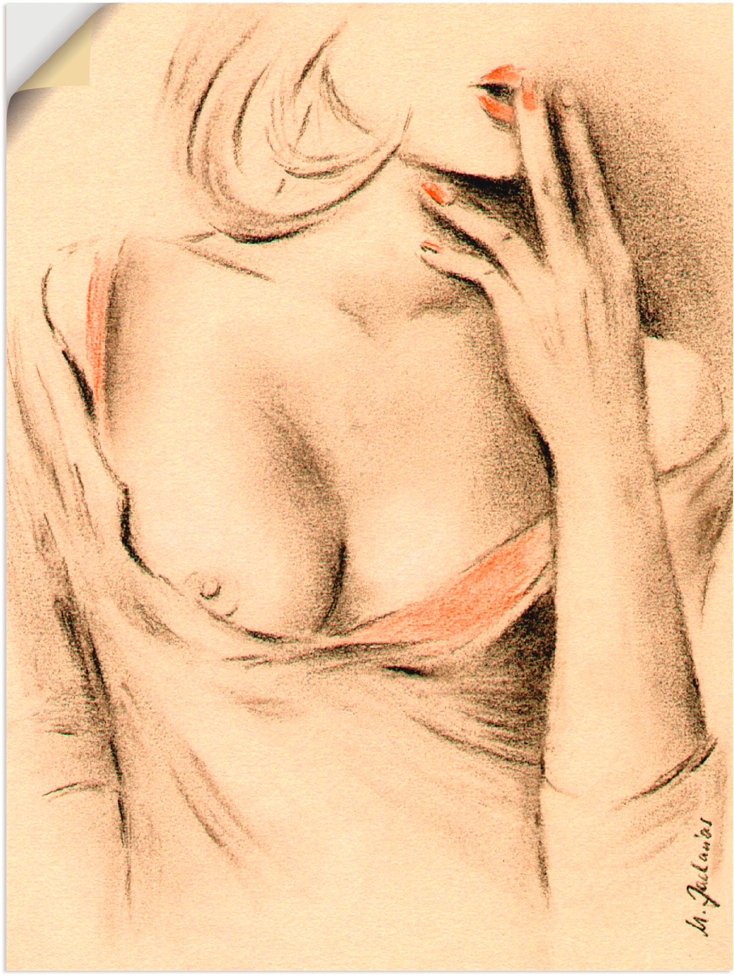 Artland Wandbild »Aphrodite der Moderne«, Frau, (1 St.), als Leinwandbild, Poster, Wandaufkleber in verschied. Grössen von Artland