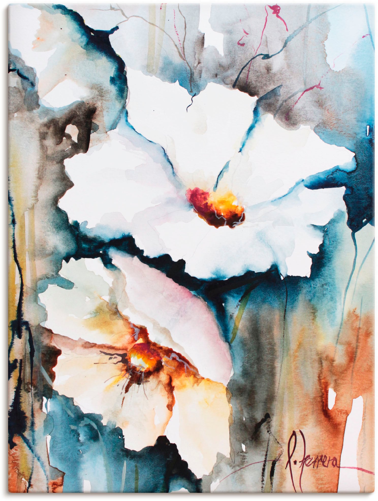 Artland Wandbild »Aquasblüten II«, Blumen, (1 St.), als Alubild, Outdoorbild, Leinwandbild, Poster in verschied. Grössen von Artland