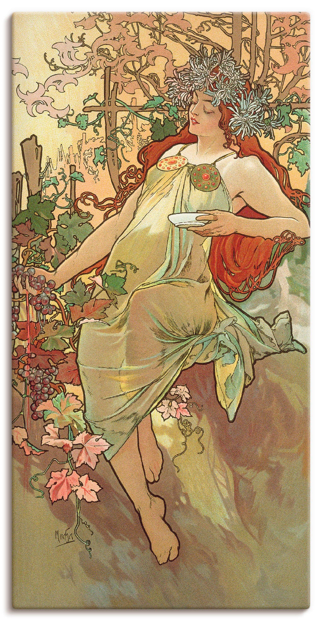 Artland Leinwandbild »Automne (Herbst), 1896«, Frau, (1 St.), auf Keilrahmen gespannt von Artland