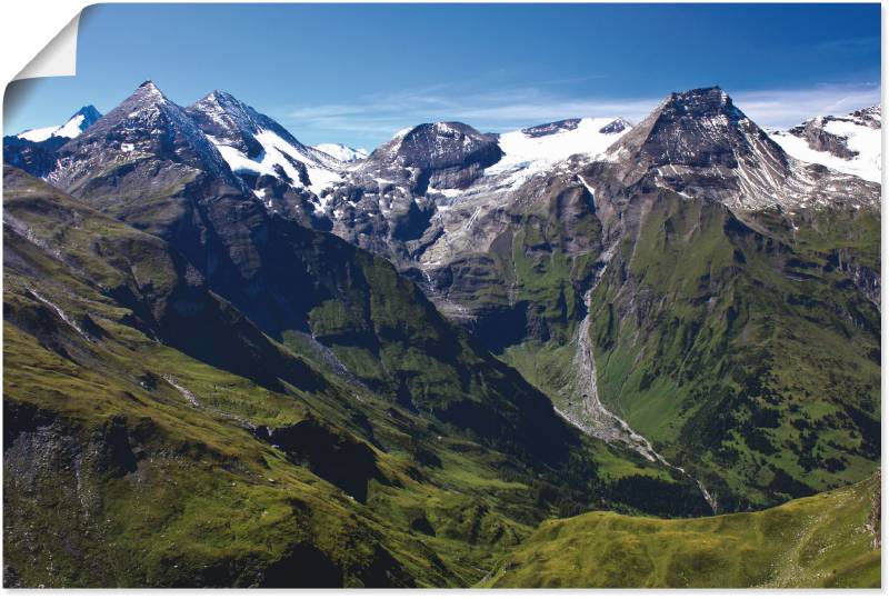 Artland Wandbild »Berge rund um den Grossglockner«, Berge, (1 St.), als Leinwandbild, Poster in verschied. Grössen von Artland