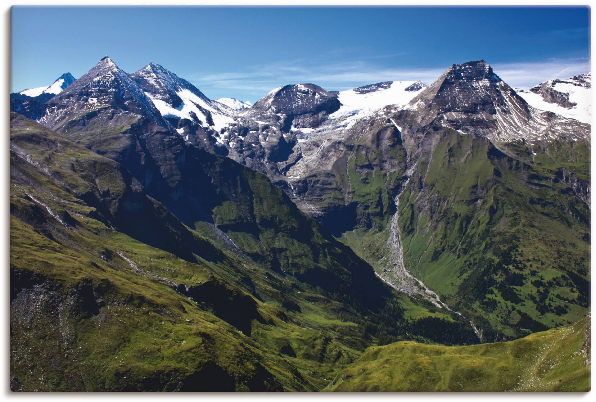 Artland Wandbild »Berge rund um den Grossglockner«, Berge, (1 St.), als Leinwandbild, Poster in verschied. Grössen von Artland