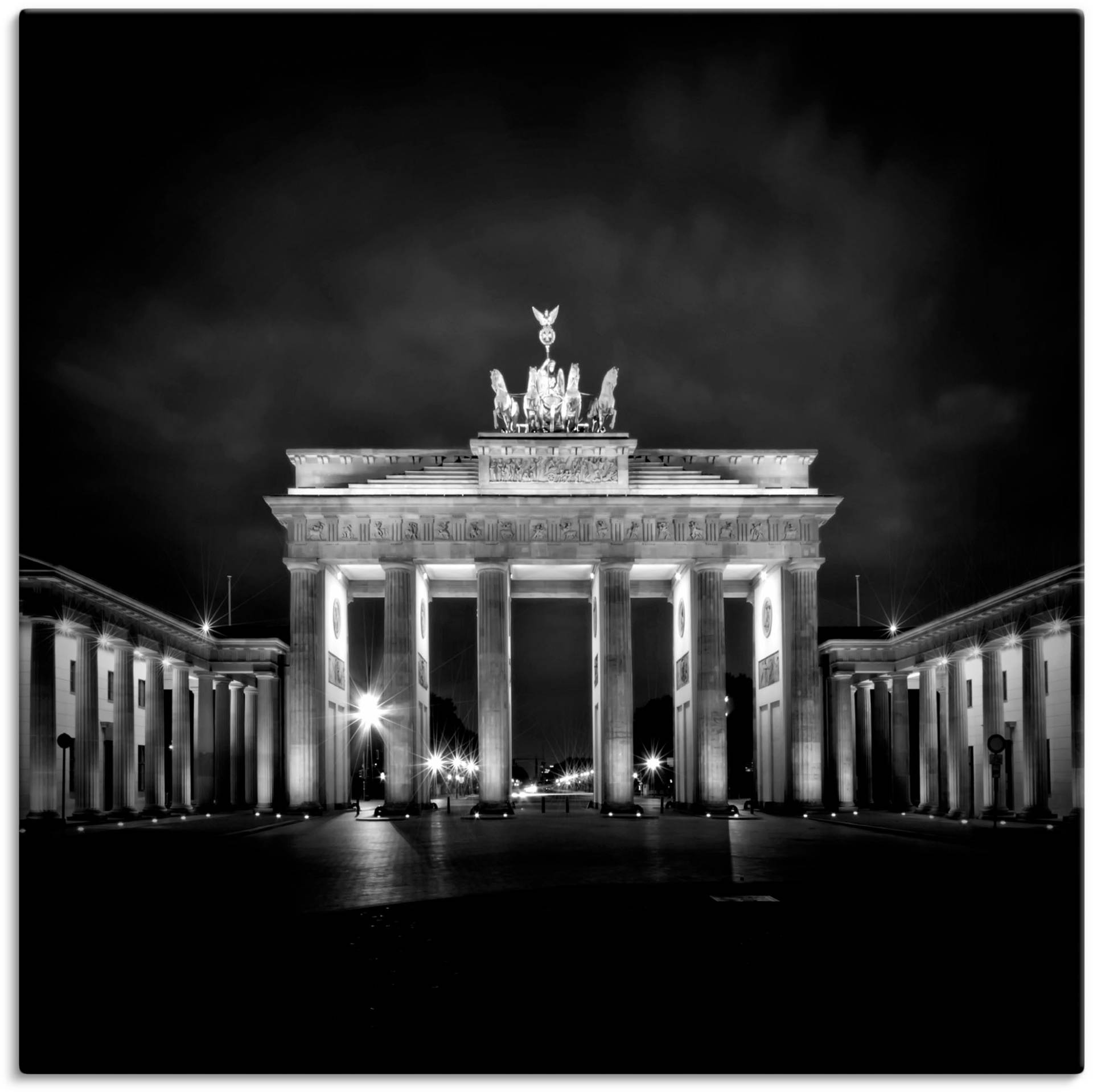 Artland Wandbild »Berlin Brandenburger Tor I«, Gebäude, (1 St.), als Leinwandbild, Poster in verschied. Grössen von Artland