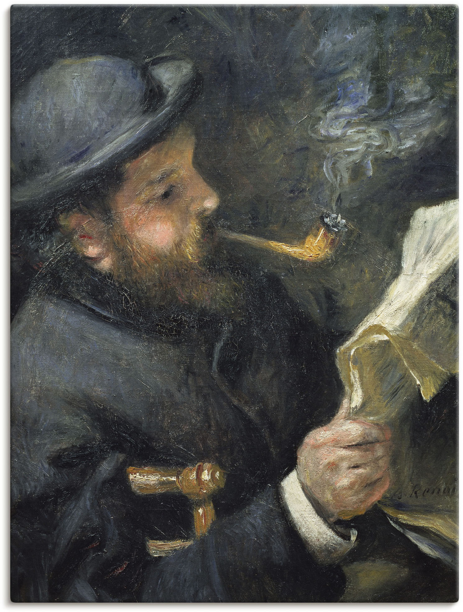 Artland Wandbild »Bildnis Claude Monet mit Pfeife«, Mann, (1 St.), als Leinwandbild, Poster in verschied. Grössen Artland Wandbild »Bildnis Claude Monet mit Pfeife«, Mann, (1 St.), als Leinwandbild, Poster in verschied. Grössen von Artland