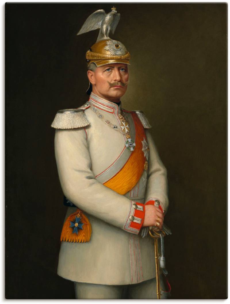 Artland Wandbild »Bildnis Kaiser Wilhelm II.«, Menschen, (1 St.), als Leinwandbild, Wandaufkleber in verschied. Grössen von Artland