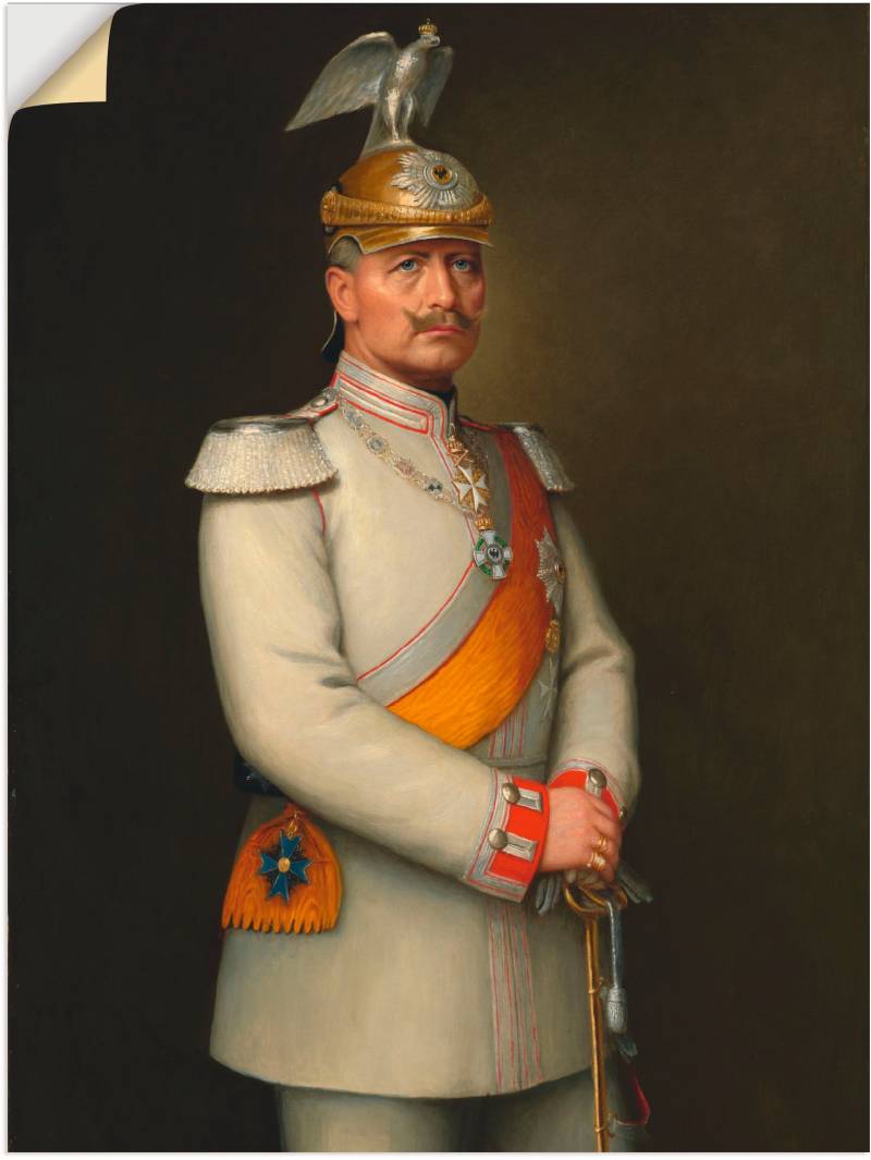 Artland Wandbild »Bildnis Kaiser Wilhelm II.«, Menschen, (1 St.), als Leinwandbild, Wandaufkleber in verschied. Grössen von Artland