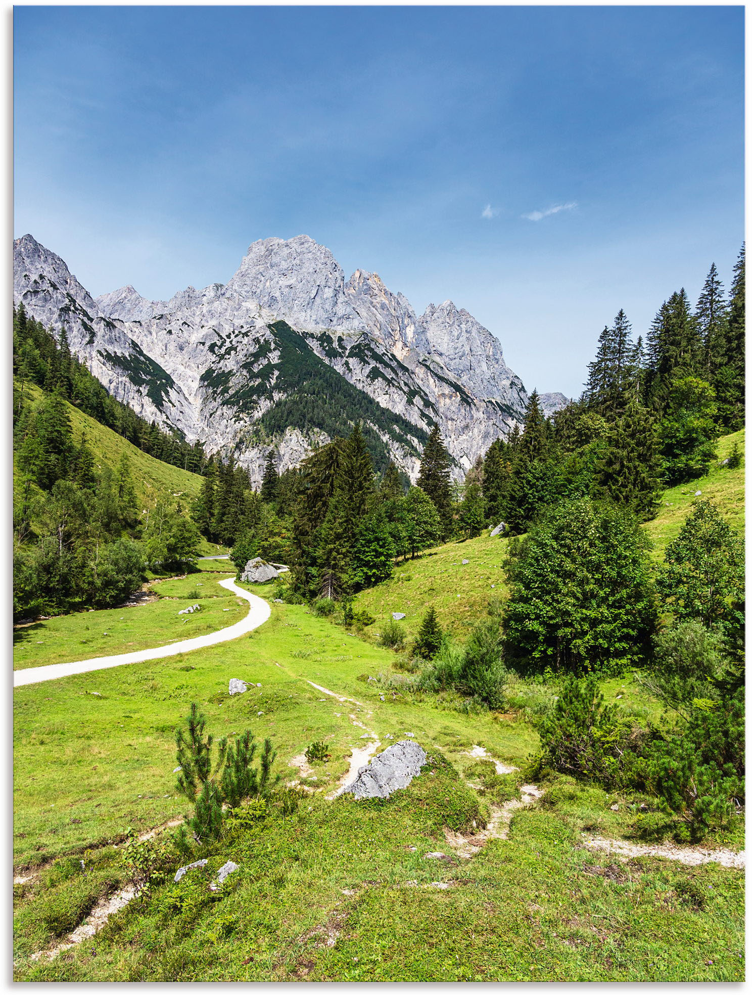 Artland Wandbild »Bindalm im Berchtesgadener Land Bayern«, Berge & Alpenbilder, (1 St.), als Alubild, Outdoorbild, Poster, Wandaufkleber in verschied. Grössen von Artland