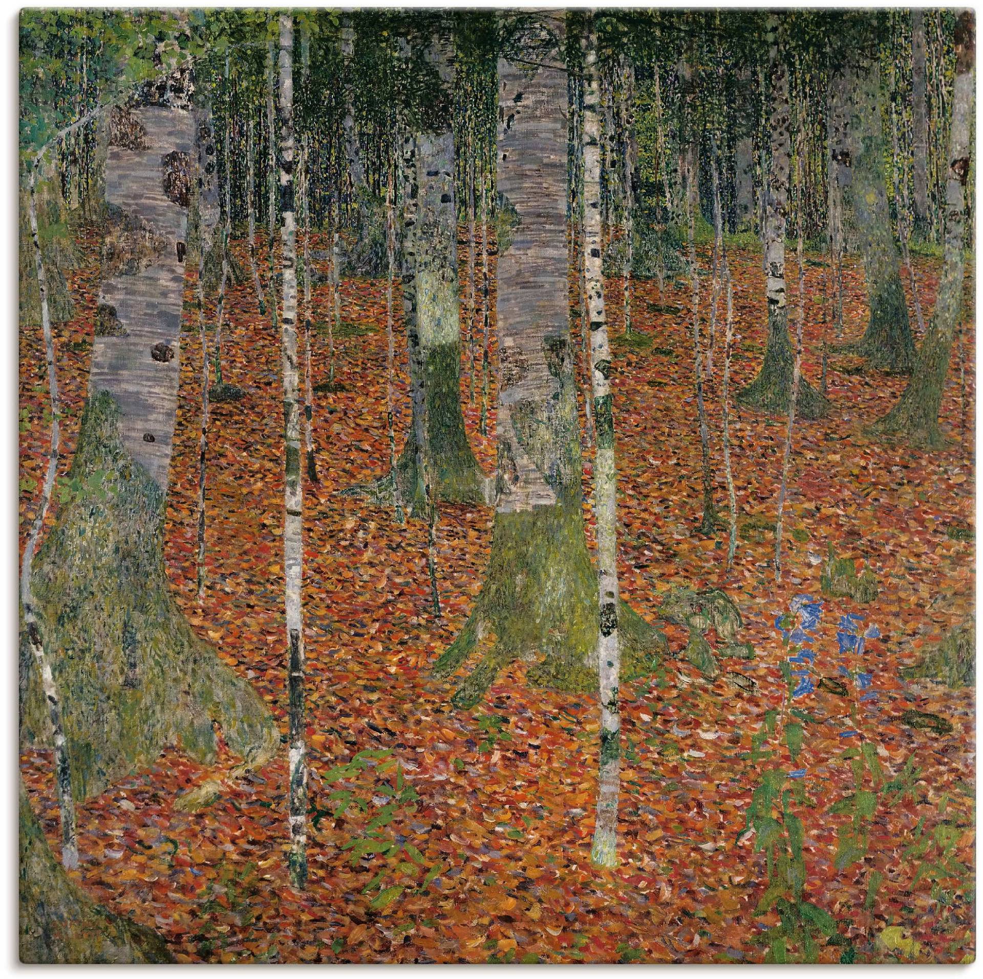 Artland Leinwandbild »Birkenwald. 1903«, Wald, (1 St.), auf Keilrahmen gespannt von Artland