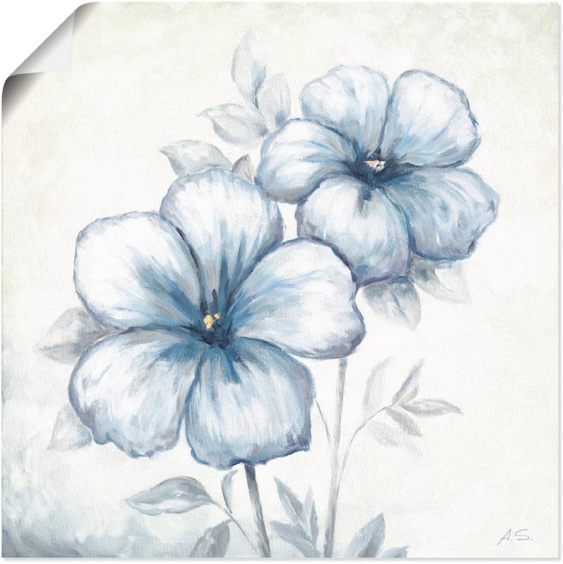 Artland Wandbild »Blauer Mohn«, Blumen, (1 St.), als Leinwandbild, Poster, Wandaufkleber in verschied. Grössen von Artland