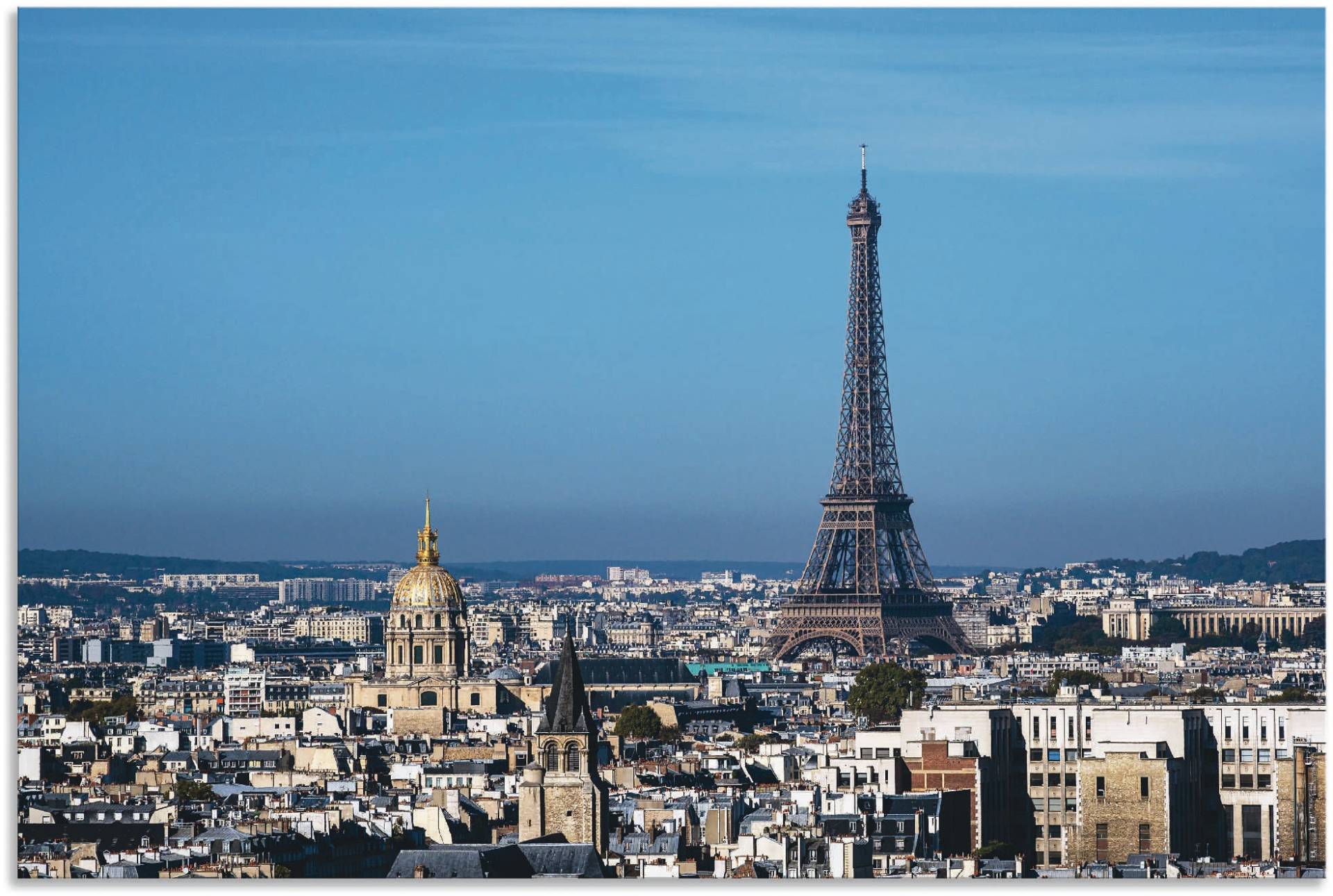 Artland Wandbild »Blick auf den Eiffelturm in Paris«, Paris, (1 St.), als Alubild, Leinwandbild, Wandaufkleber oder Poster in versch. Grössen von Artland