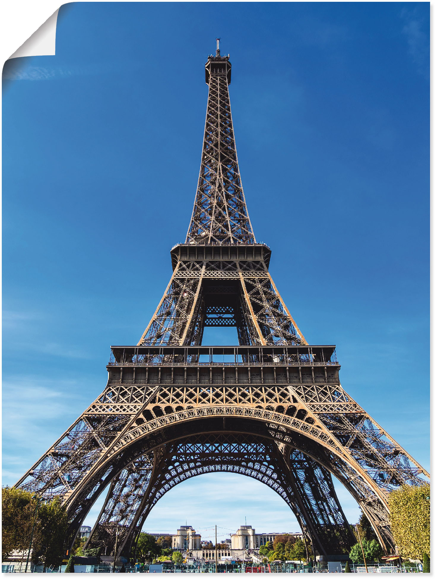 Artland Poster »Blick auf den Eiffelturm in Paris II«, Gebäude, (1 St.), als Alubild, Leinwandbild, Wandaufkleber oder Poster in versch. Grössen Artland Poster »Blick auf den Eiffelturm in Paris II«, Gebäude, (1 St.), als Alubild, Leinwandbild, Wandaufkleber oder Poster in versch. Grössen von Artland