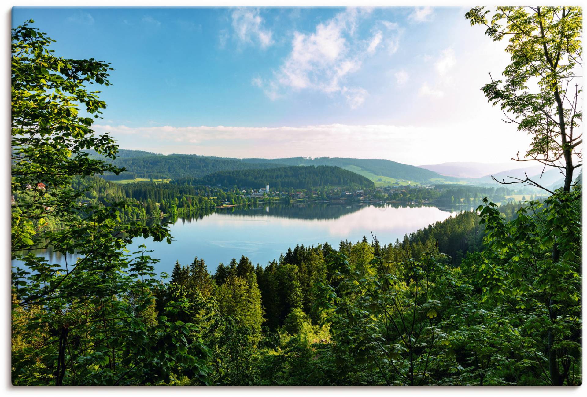 Artland Wandbild »Blick auf den Titisee im Schwarzwald«, Seebilder, (1 St.), als Leinwandbild, Poster in verschied. Grössen von Artland