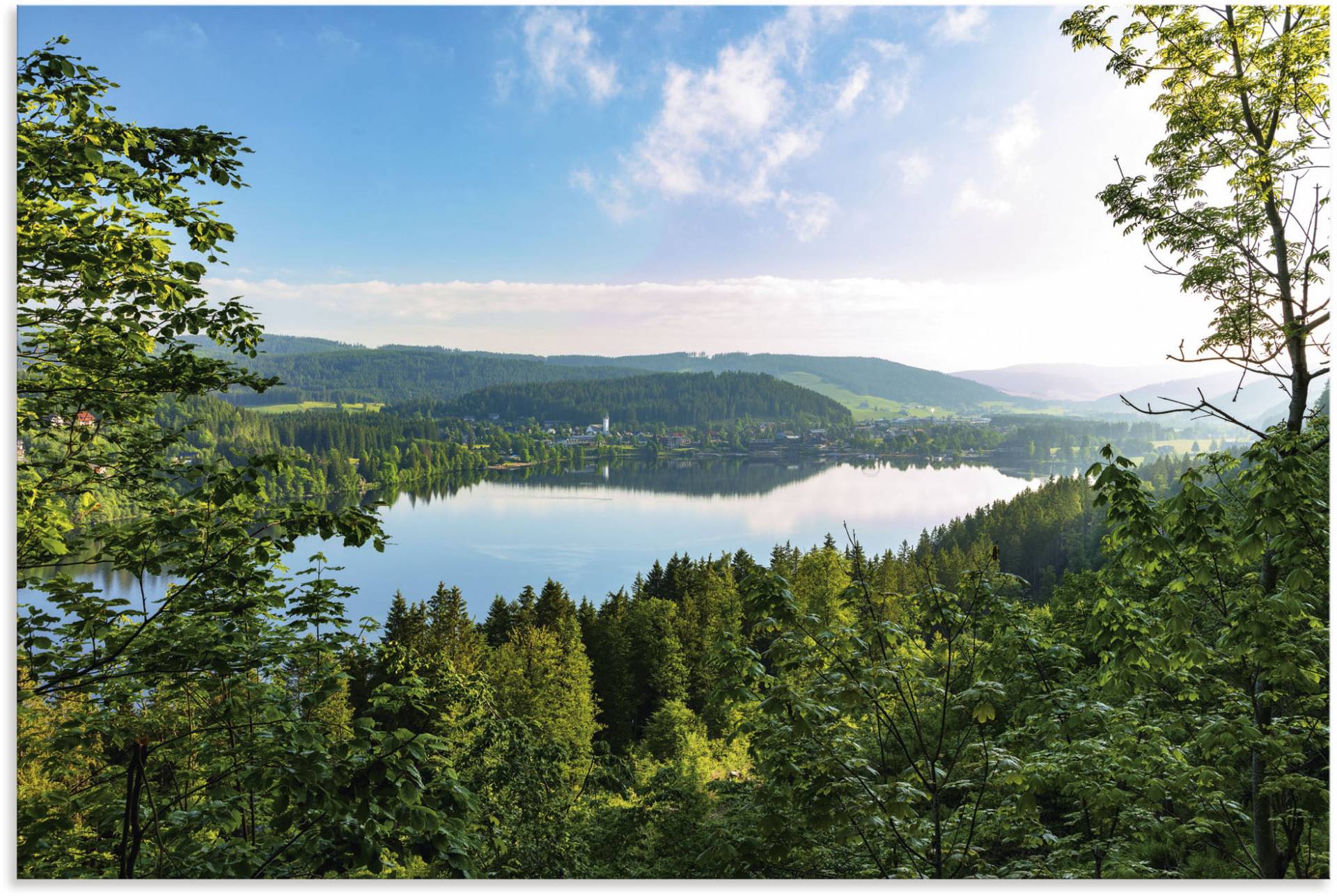 Artland Wandbild »Blick auf den Titisee im Schwarzwald«, Seebilder, (1 St.), als Leinwandbild, Poster in verschied. Grössen von Artland