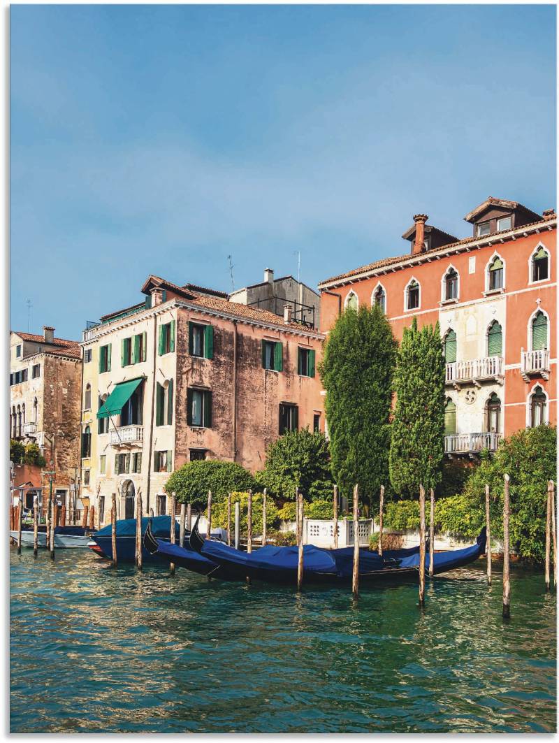 Artland Wandbild »Blick auf historische Gebäude Venedig«, Venedig, (1 St.), als Alubild, Leinwandbild, Wandaufkleber oder Poster in versch. Grössen von Artland