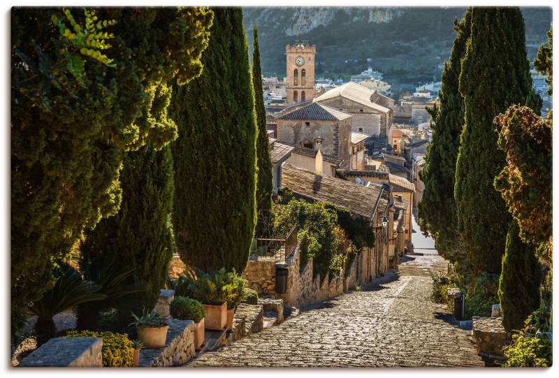 Artland Wandbild »Blick vom Kalvarienberg auf Pollenca«, Mallorca, (1 St.), als Alubild, Outdoorbild, Leinwandbild in verschied. Grössen von Artland