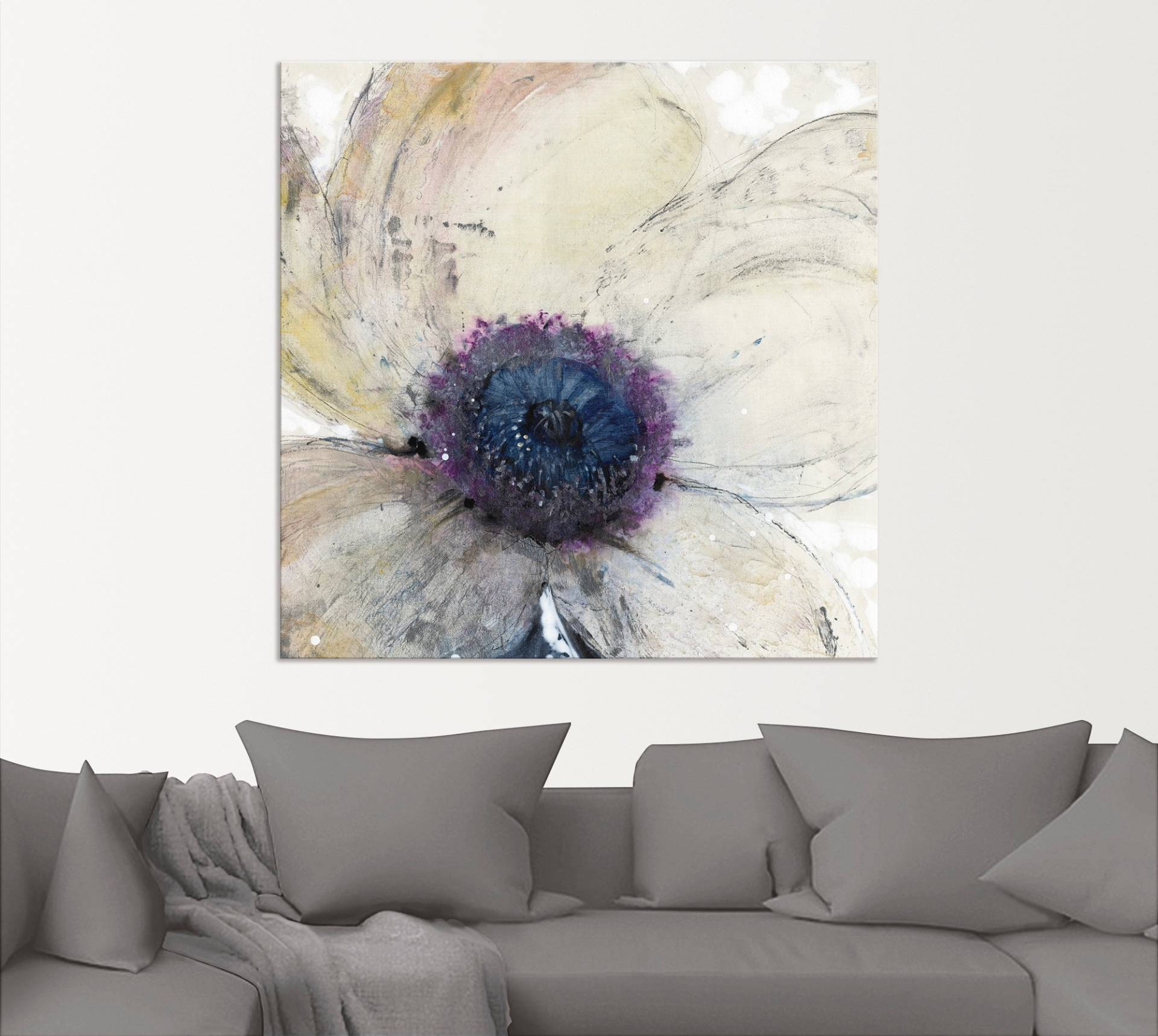 Artland Wandbild »Blumenfluss II«, Blumen, (1 St.), als Alubild, Outdoorbild, Leinwandbild, Wandaufkleber, versch. Grössen von Artland