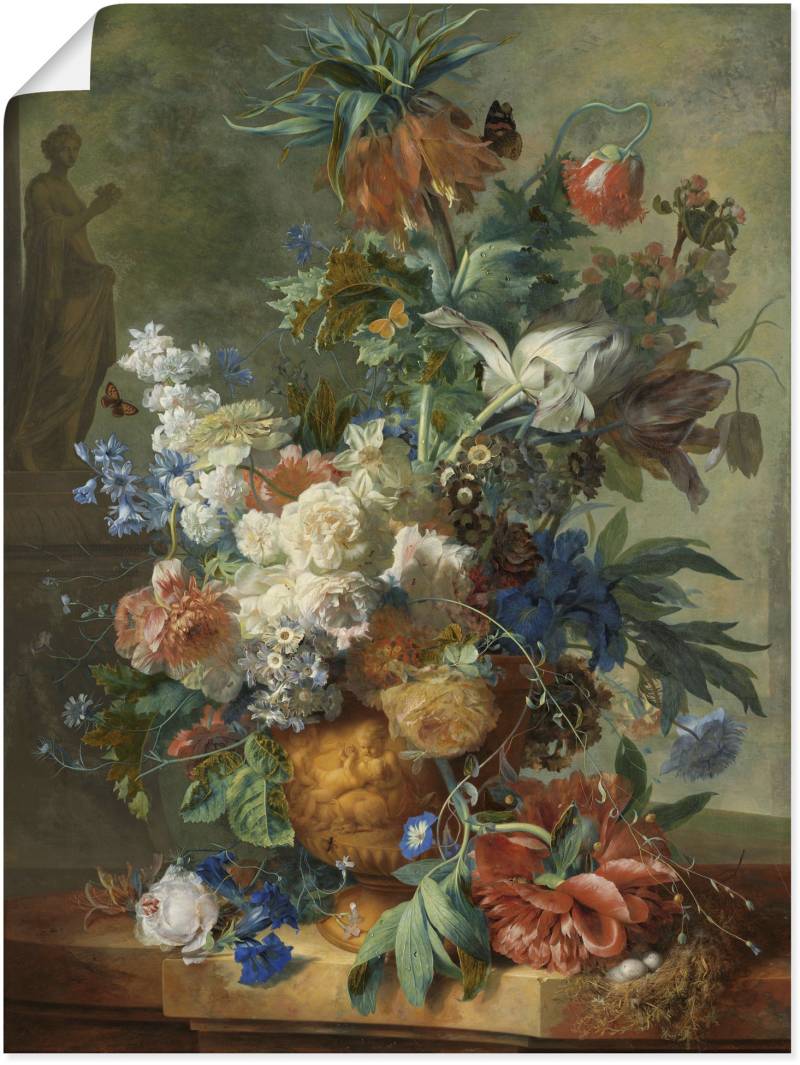 Artland Wandbild »Blumenstillleben. 1723«, Arrangements, (1 St.), als Poster in verschied. Grössen von Artland