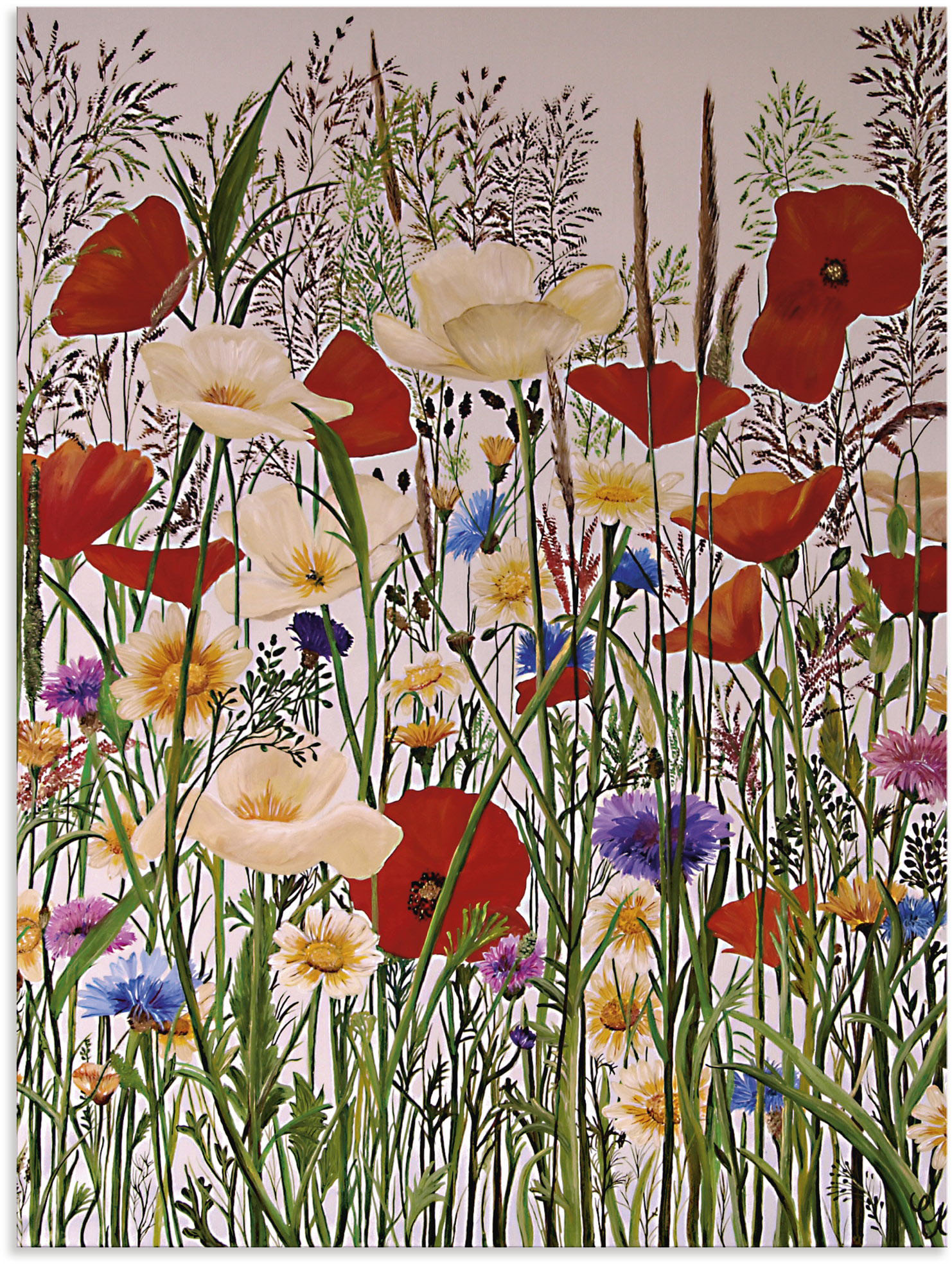 Artland Wandbild »Blumenwiese«, Baumbilder, (1 St.), als Leinwandbild, Wandaufkleber in verschied. Grössen von Artland