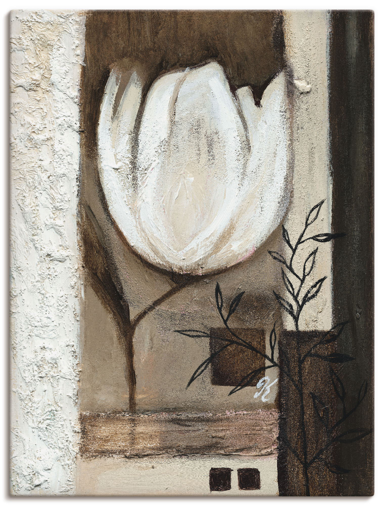 Artland Wandbild »Braune Tulpen II«, Blumen, (1 St.), als Leinwandbild, Wandaufkleber in verschied. Grössen von Artland