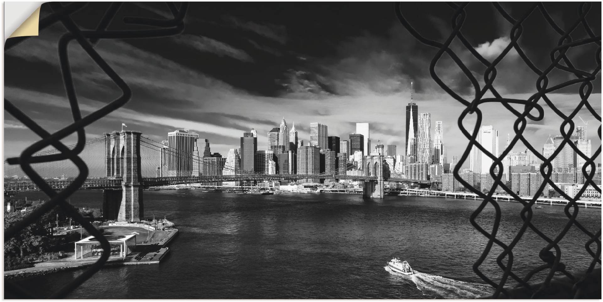 Artland Wandbild »Brooklyn Bridge New York I«, Amerika, (1 St.), als Wandaufkleber in verschied. Grössen Artland Wandbild »Brooklyn Bridge New York I«, Amerika, (1 St.), als Wandaufkleber in verschied. Grössen von Artland