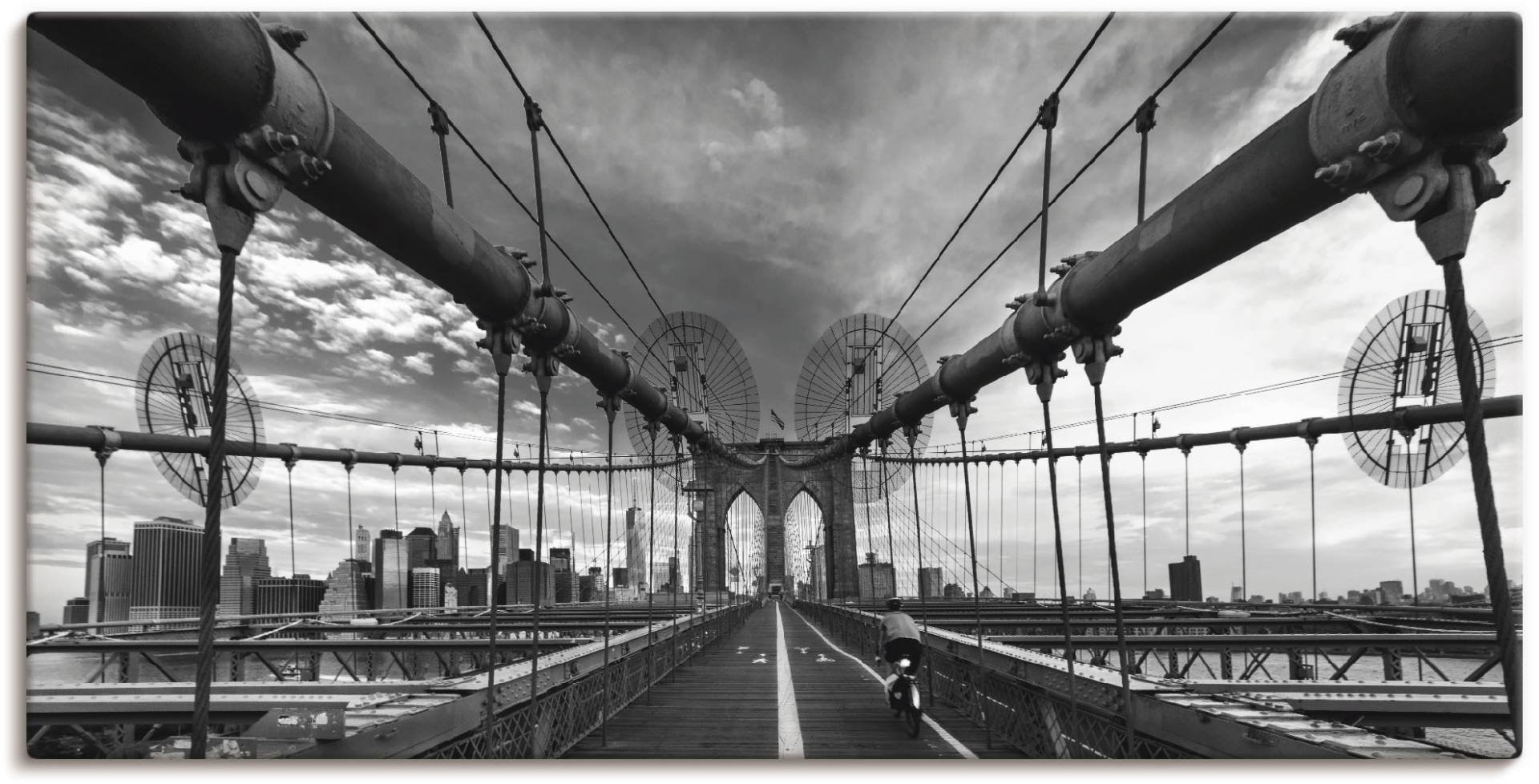 Artland Wandbild »Brooklyn Bridge New York III«, Brücken, (1 St.), als Leinwandbild, Poster in verschied. Grössen Artland Wandbild »Brooklyn Bridge New York III«, Brücken, (1 St.), als Leinwandbild, Poster in verschied. Grössen von Artland
